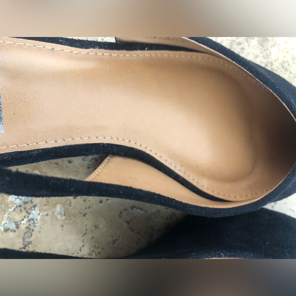 DV BY DOLCE VITA - Empress Pointed Toe Slingback Flat Black + NWT - Picture 7 of 14